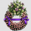 Coronas de flores funerarias